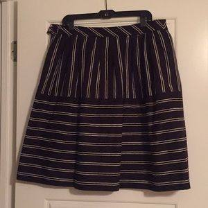 NWOT Maeve Anthro striped skirt